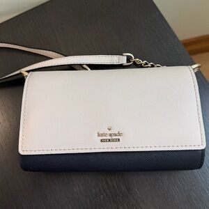 kate spade Black and Cream Crossbody Bag